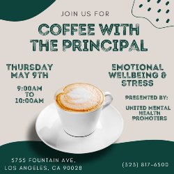Coffee with Principal and Parents